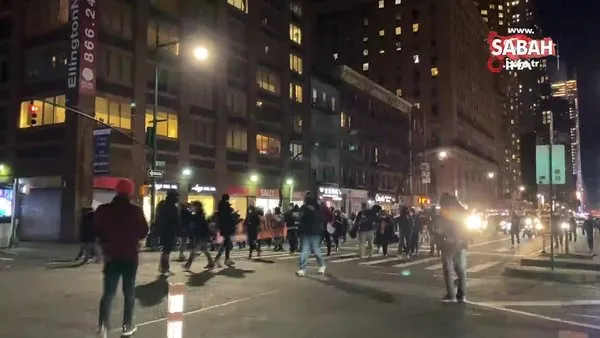 Amerika’daki protestolara New York’tan tepki | Video