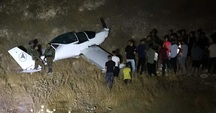 Batı Şeria’da İstail’e ait bir uçak düştü