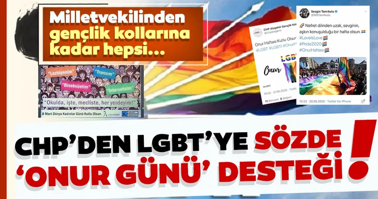 CHP’li siyasetçiler ve gençlik kollarından; lezbiyen, gey, biseksüellerle ilgili çalışmalar yapan LGBT Hareketi’ne destek!