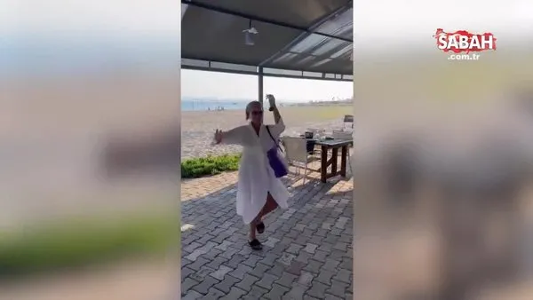 Hülya Avşar'ın plajda dans şovu gündem oldu | Video