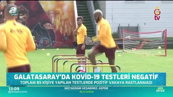 Galatasaray'da Covid-19 testleri negatif
