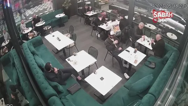 İstanbul’da kafeteryada dehşet anları kamerada! Kurşun yağmuruna tutuldular... | Video