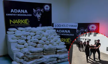 Adana’da dev operasyon! Bavulların içerisine saklı 100 kilogram esrar ele geçirildi