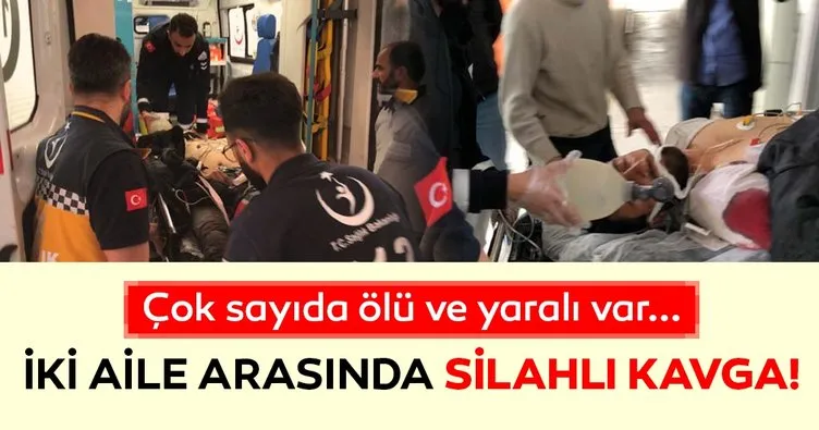 Kars'ta iki aile arasında silahlı kavga! Çok sayıda ölü ve yaralı var