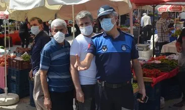 Alanya’da CHP’li vekile zabıtadan maske uyarısı