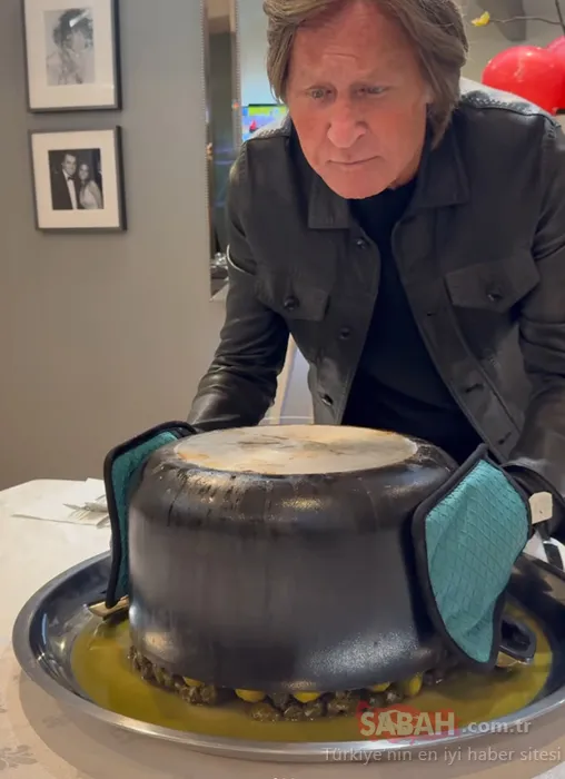 Koca bir tencere dolma yaptı! Bella Hadid ve Gigi Hadid’in babası Mohamed Hadid ev hanımlarına taş çıkardı!