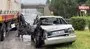 Sapağı kaçıran otomobil geri gelirken faciaya yol açıyordu: 2 yaralı | Video