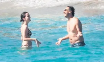 Denize değil sohbete daldılar