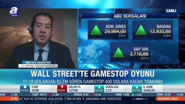 Wall Street’te GameStop oyunu! Keskintürk: Her şey ederine geri döner