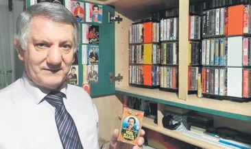 Kasetlere ev parası harcadı