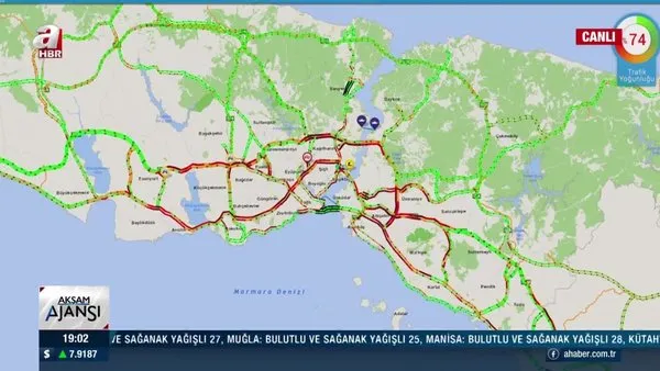 Son dakika! İstanbul'da trafik felç oldu! İşte trafik yoğunluğunda son durum | Video