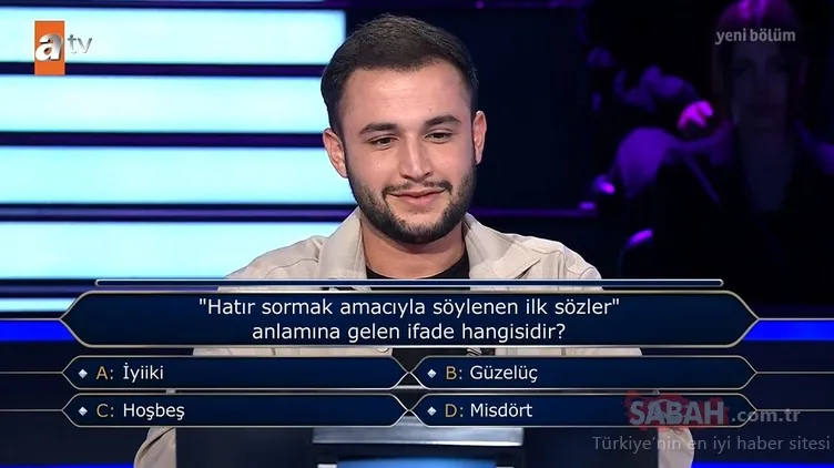 Kim Milyoner Olmak İster’de ikinci soruda elenerek şaşırttı! İşte Milyoner’de yarışmacının elendiği o soru!