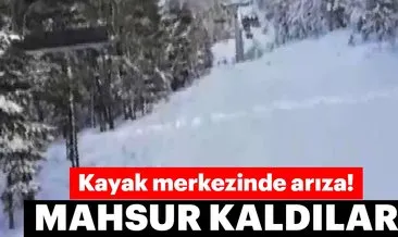 Son dakika: Kayak merkezinde arıza... Çok sayıda tatilci 2 saat mahsur kaldı