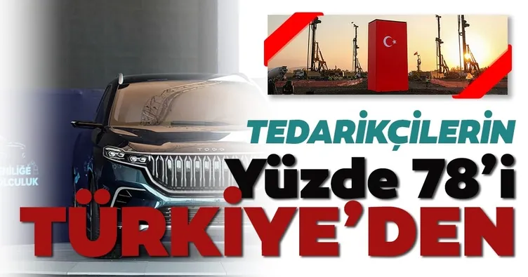 Tedarikçilerin % 78’ini Türkiye’den seçti