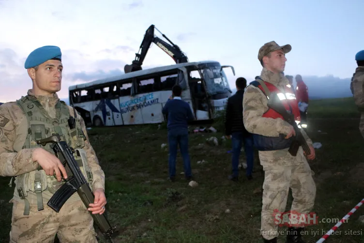 Tokat'ta otobüs devrildi; ölü ve yaralılar var