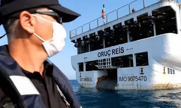 Antalya polisi, Oruç Reis’i selamladı