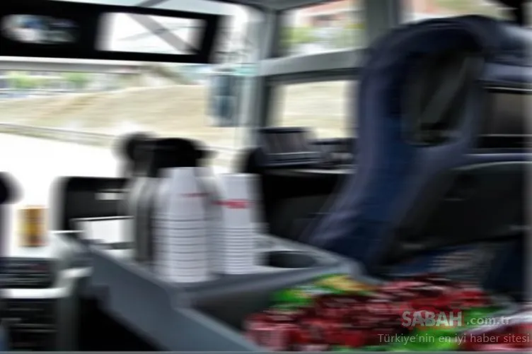 Son Dakika: Otobüste kadın yolcuya dehşeti yaşattı! Türk kahvesi içtiği sırada...