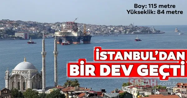 Dev platform Boğaz geçişini 10 saatte tamamladı