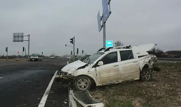 Kamyonet tırla çarpıştı: 1 yaralı