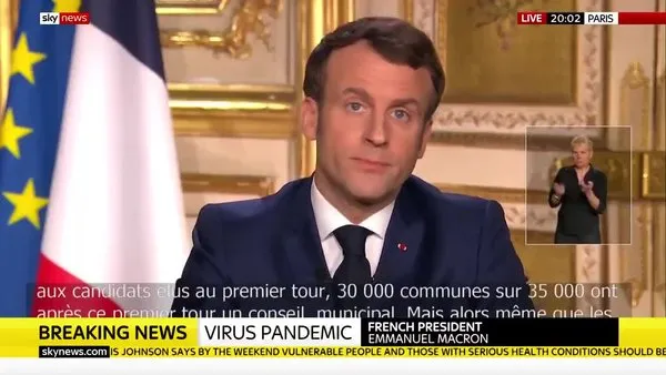 Macron'dan Fransa'ya koronavirüs (Kovid-19) fırçası: Kendinizi korumuyorsunuz, başkalarını da korumuyorsunuz | Video