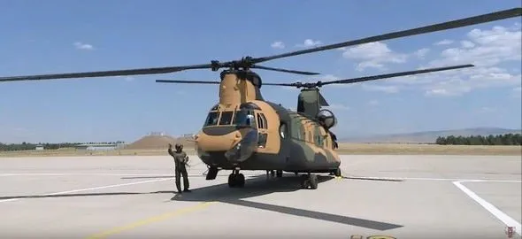 TSK yeni helikopteri CH-47’nin görüntülerini sosyal medya hesabından yayınladı