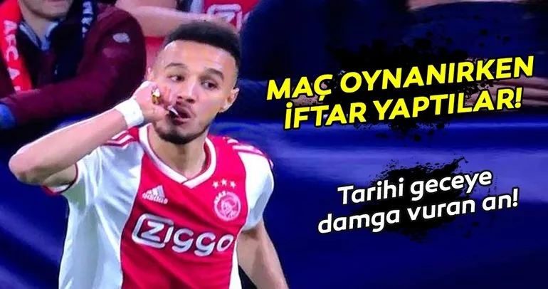 Ajax - Tottenham maçına damga vuran an! Müslüman futbolcular...