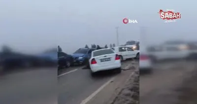 Göksun’da 22 araç kazaya karıştı: 15 yaralı | Video