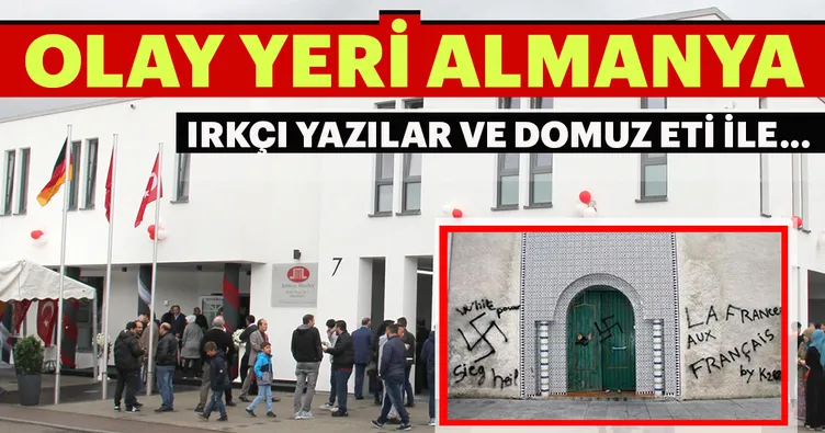 Almanya’da camiye domuzlu saldırı