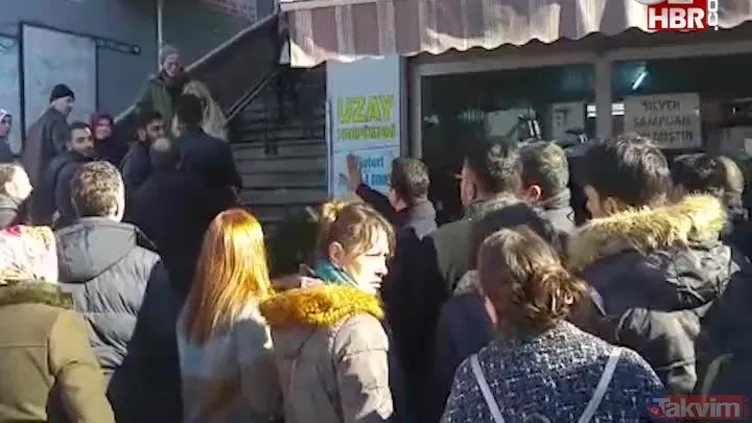 Beton Ekrem eleştiriyi hazmedemedi! Kadının üzerine yürüdü