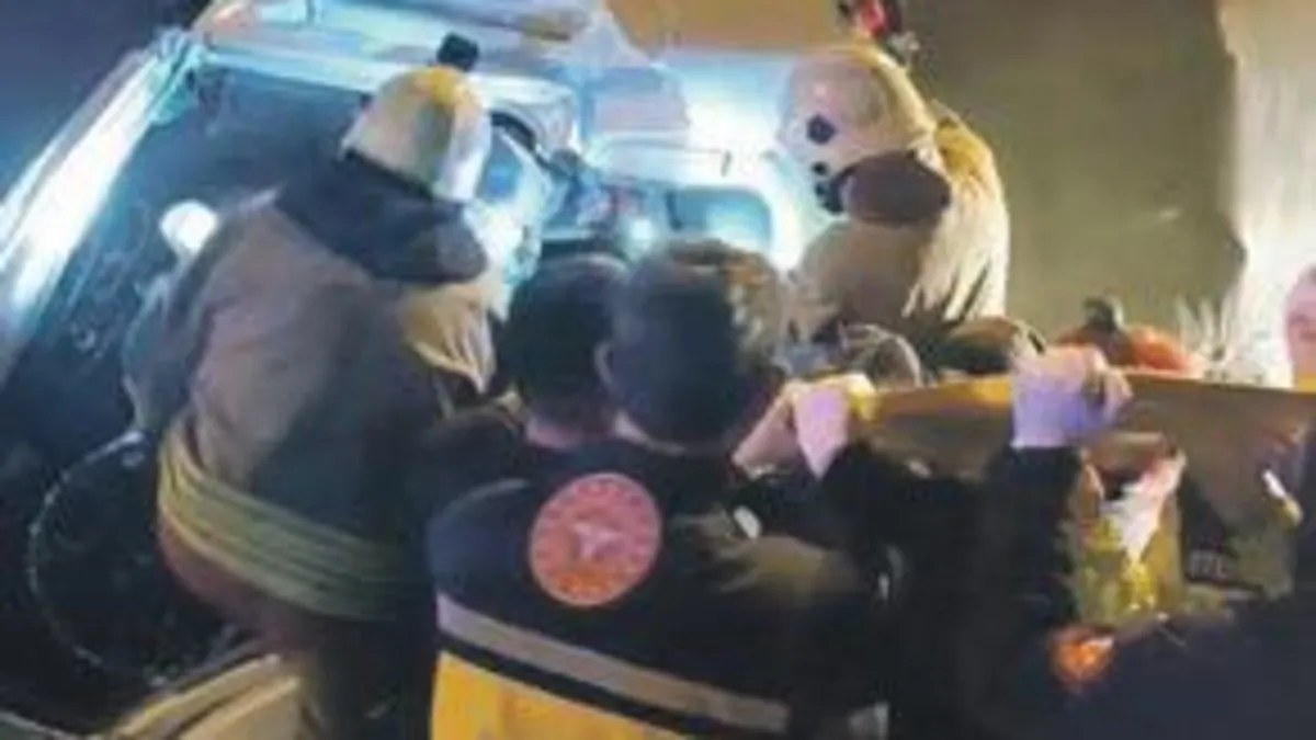 Tünel çıkışındaki kazada can pazarı