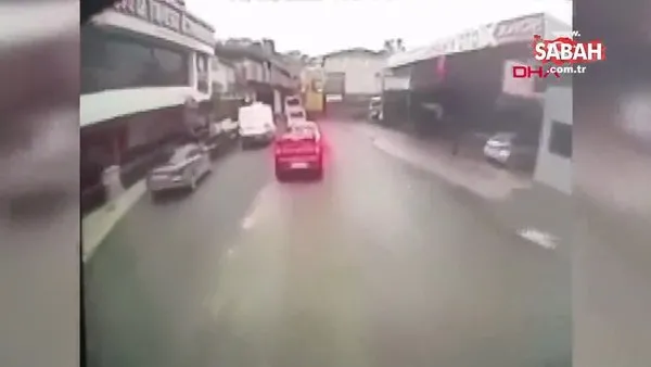 Alibeyköy'deki kaza İETT otobüsü kamerasında | Video