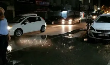 İskenderun’da bölgesel yağmur şaşırttı