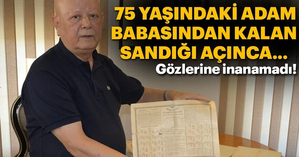 Sandiktan 100 Yillik Osmanli Tahvili Cikti En Son Haber