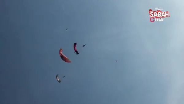Fethiye’de paraşüt pilotları havada çarpıştı, denize düştü! İşte ölümden dönülen o anlar!