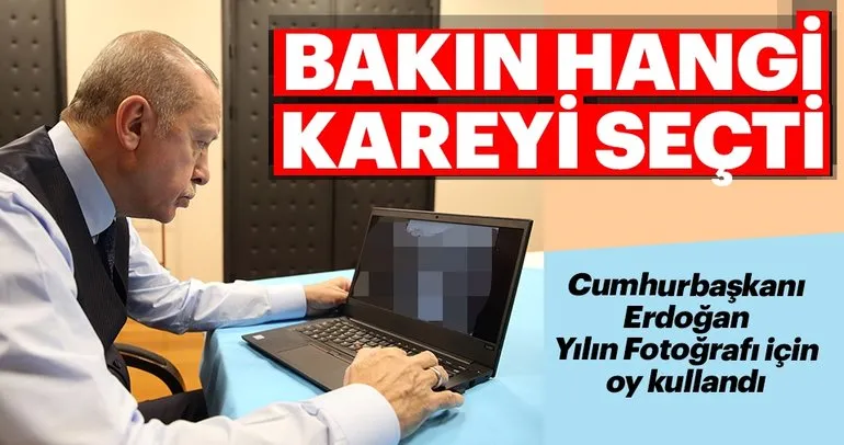 İşte Cumhurbaşkanı Erdoğan’ın oy verdiği fotoğraflar
