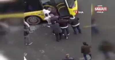 SON DAKİKA: İstanbul Kağıthane’de halk otobüsü şoförüne camdan girerek böyle saldırdılar | Video