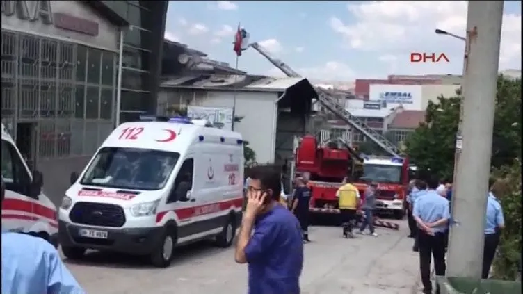 Ankara’da sanayi sitesinde patlama: Ölü ve yaralılar var