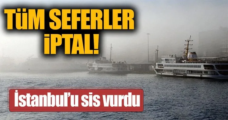 İstanbul’da sis, ulaşımı olumsuz etkiledi