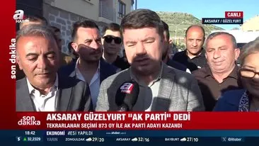 Son dakika: Aksaray Güzelyurt’ta yenilenen seçimi AK Parti kazandı
