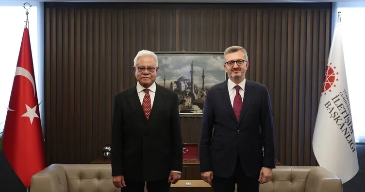 İletişim Başkanı Duran, Pakistan Büyükelçisi Junaid ile görüştü
