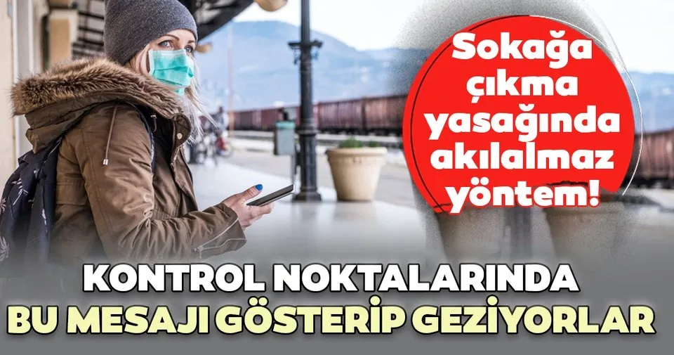 sokaga cikma yasaginda bu mesaji