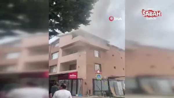 Ümraniye’de korkutan yangın: 1 kişi yaralandı | Video