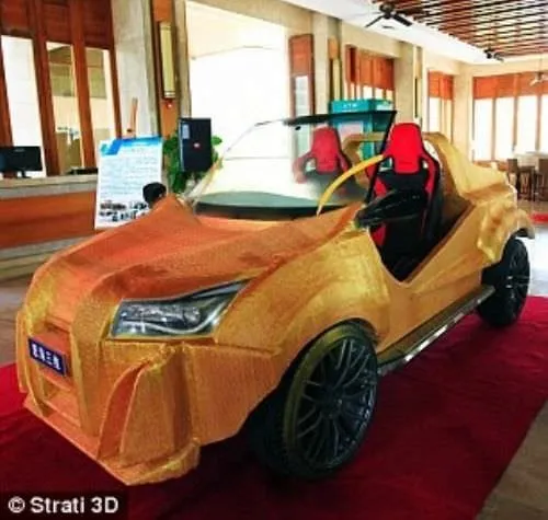 Bir 3D otomobil de Çin’den