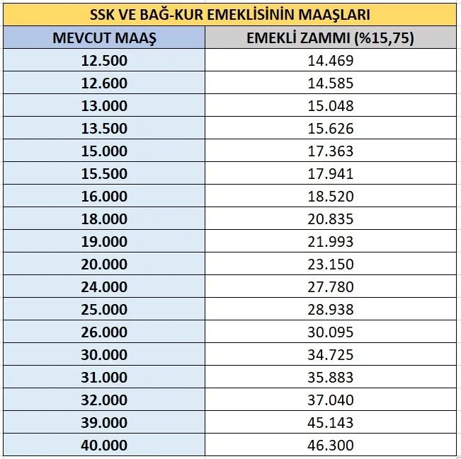 MEMUR, EMEKLİ ZAMMI 2025 SON DAKİKA: Emekli maaşı zammı için 6 aylık fark belli oldu! İşte yeni memur zammı ve emekliye zam oranı