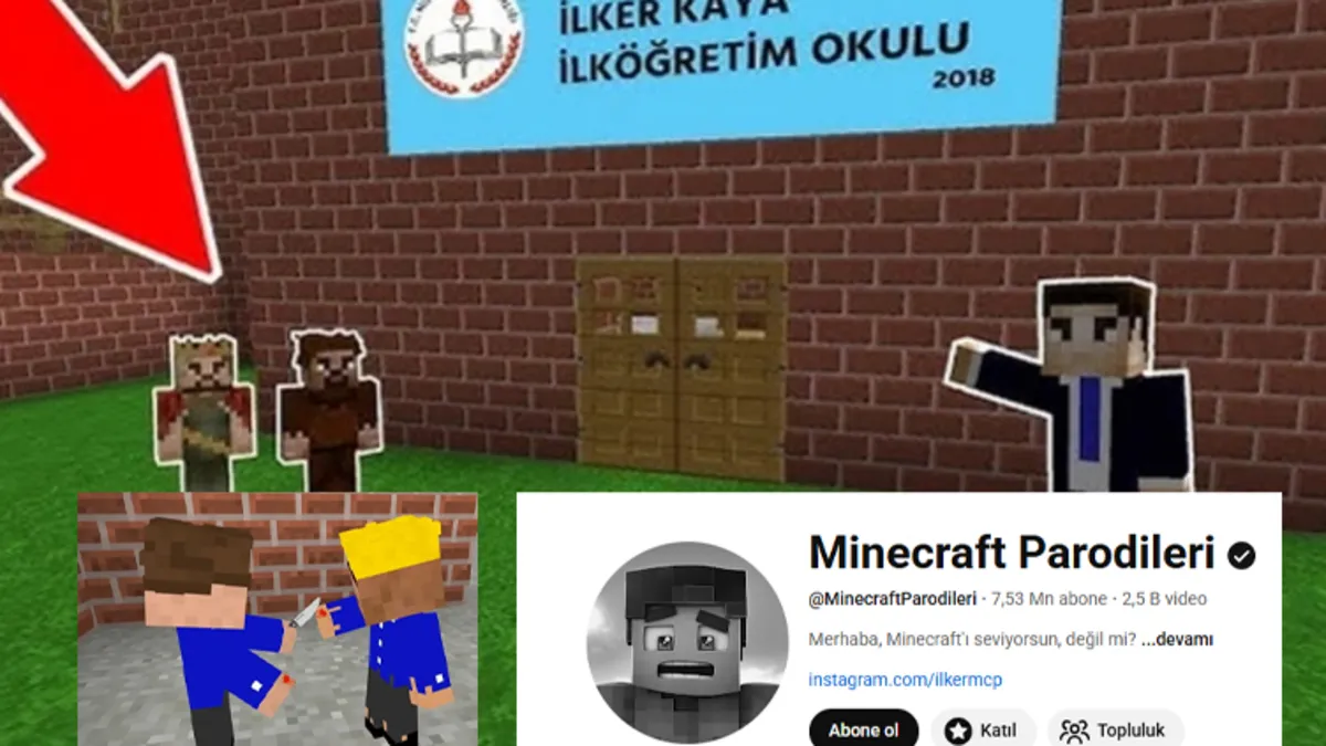 7,5 milyon aboneli Minecraft Parodileri kanalına erişim engeli! Çocukları suça teşvik eden paylaşımlar yapıyorlardı – Galeri 7,5 milyon aboneli Minecraft Parodileri kanalına erişim engeli! Çocukları suça teşvik eden paylaşımlar yapıyorlardı – Galeri