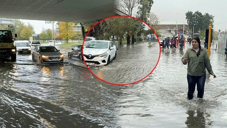 İstanbul ve İzmir’de yine aynı manzara! Sağanak sonrası cadde ve sokakları su bastı!