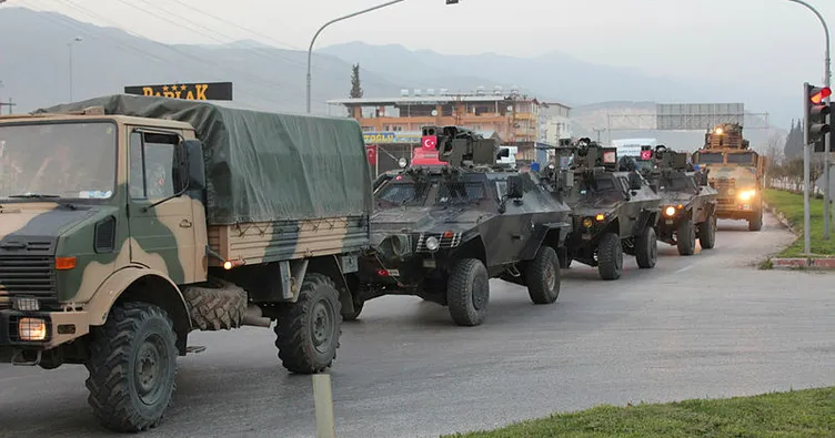 Afrin’e 100 araçlık JÖH - PÖH takviyesi!