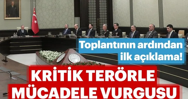 Son dakika haberi: MGK'dan terörle mücadele vurgusu