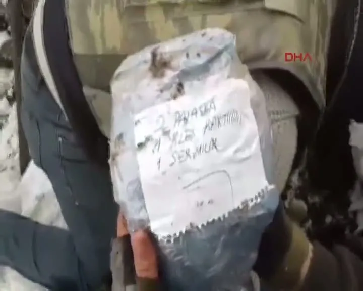 Şemdinli'de terör örgütü PKK'ya ait silah ve mühimmat ele geçirildi