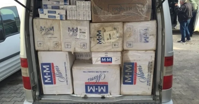 Van’da 13 bin paket kaçak sigara ele geçirildi